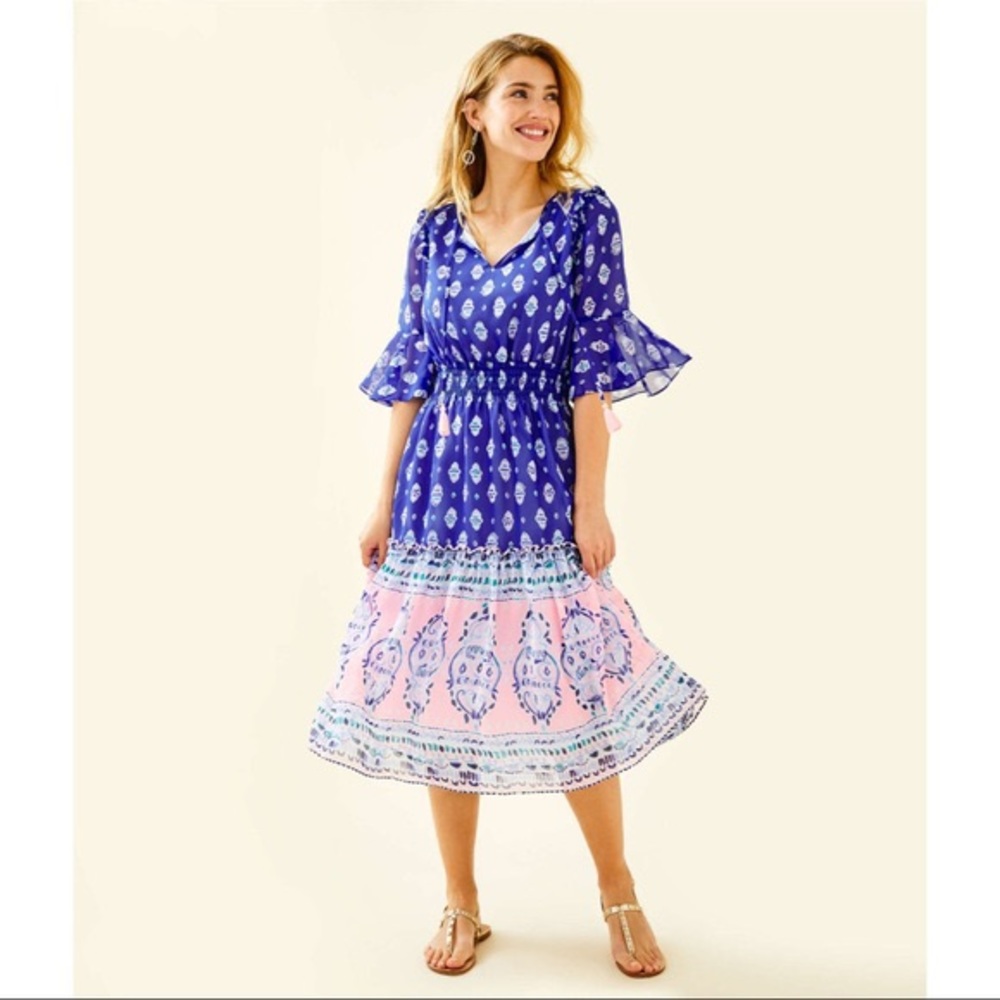 Lilly Pulitzer Lesley Dress Sz 4 - Very Good Con
